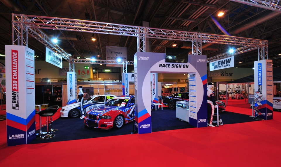 Exhibition stand for BMW Race Days