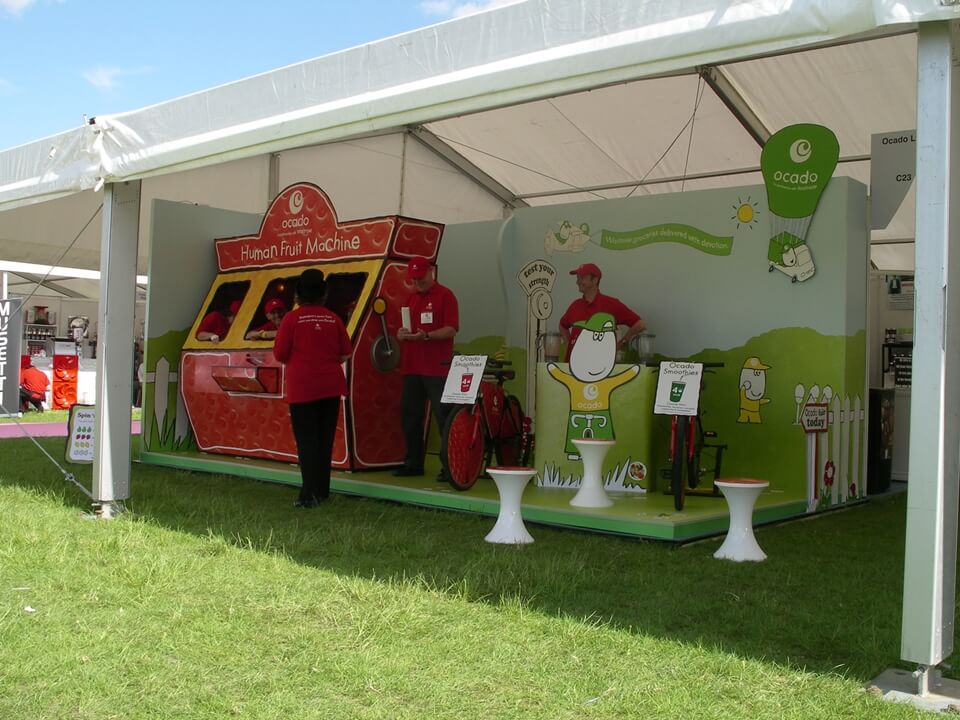 Exhibition stand for Ocado