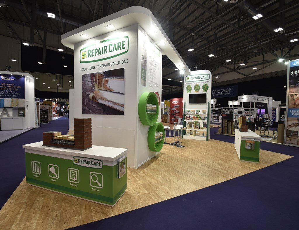 National Painting and Decorating Show exhibition stand - Repair Care