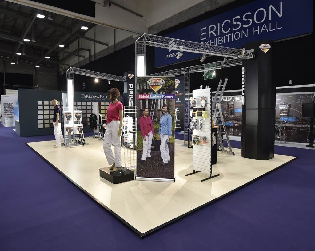 National Painting and Decorating Show exhibition stand - Shield at Work