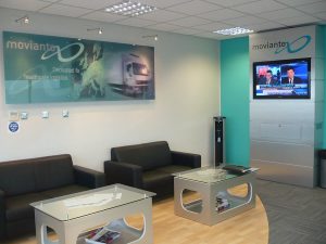 Reception area refurbishment for Movianto