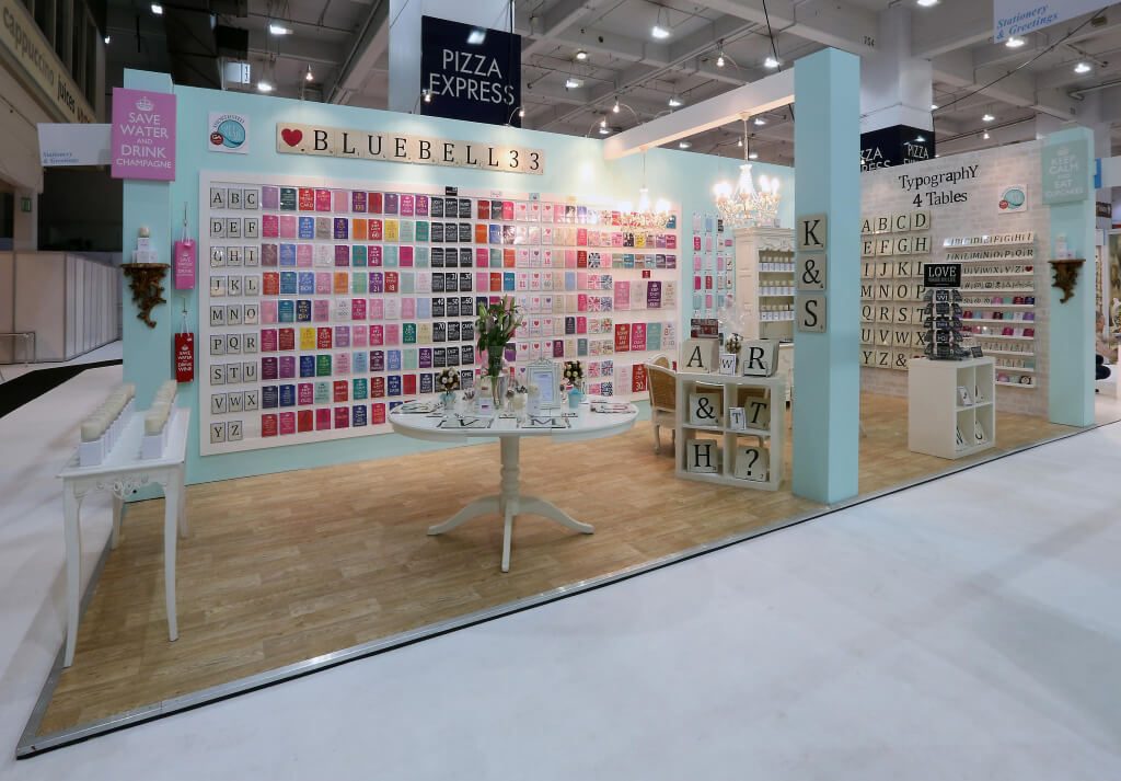 exhibition stand at top drawer for bluebell33