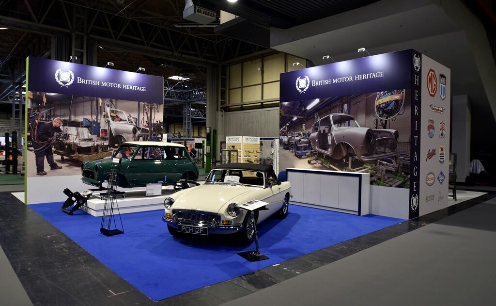 Classic Motor Show exhibition stand - British Heritage Museum