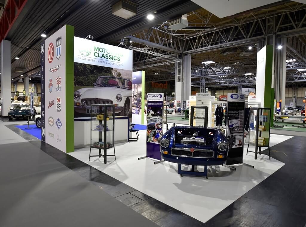 Classic Motor Show exhibition stand - British Heritage Museum