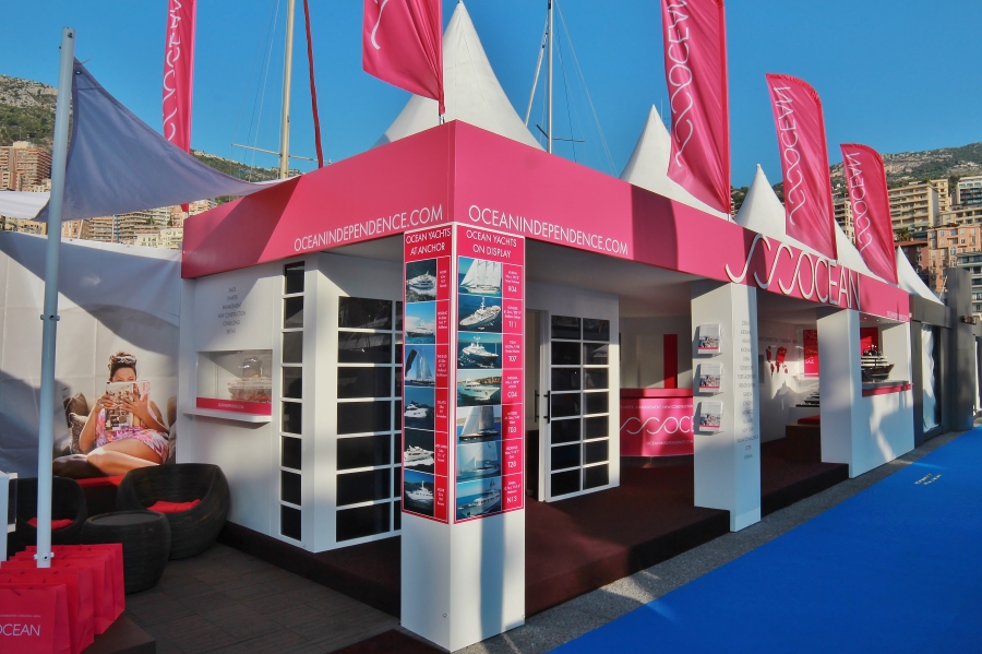 monaco yacht show exhibition stand - ocean independence