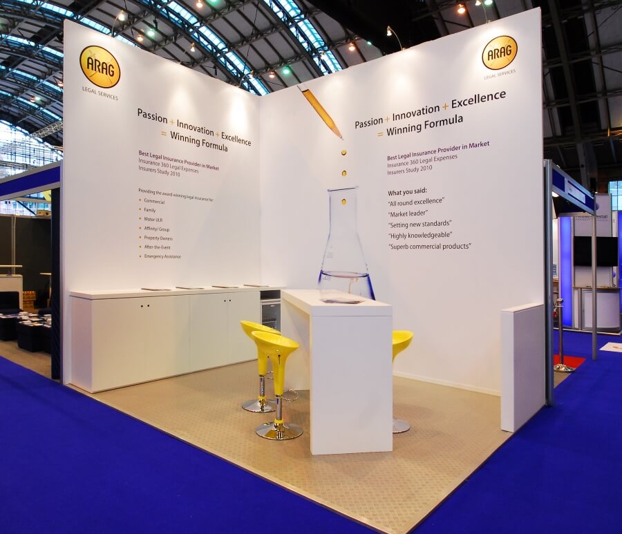 biba exhibition stand - arag
