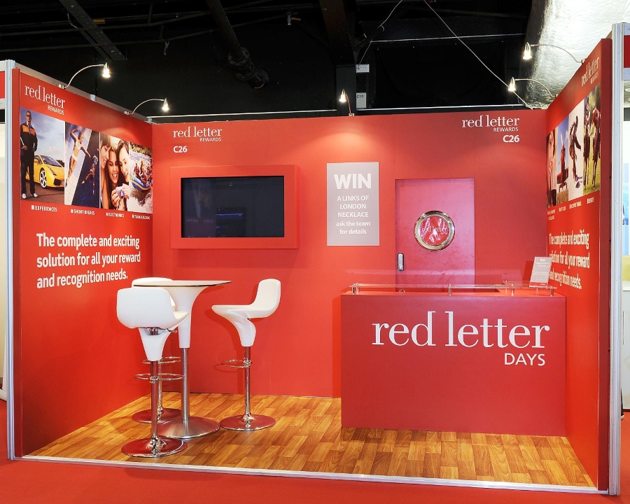 cipd exhibition stand - red letter days 2
