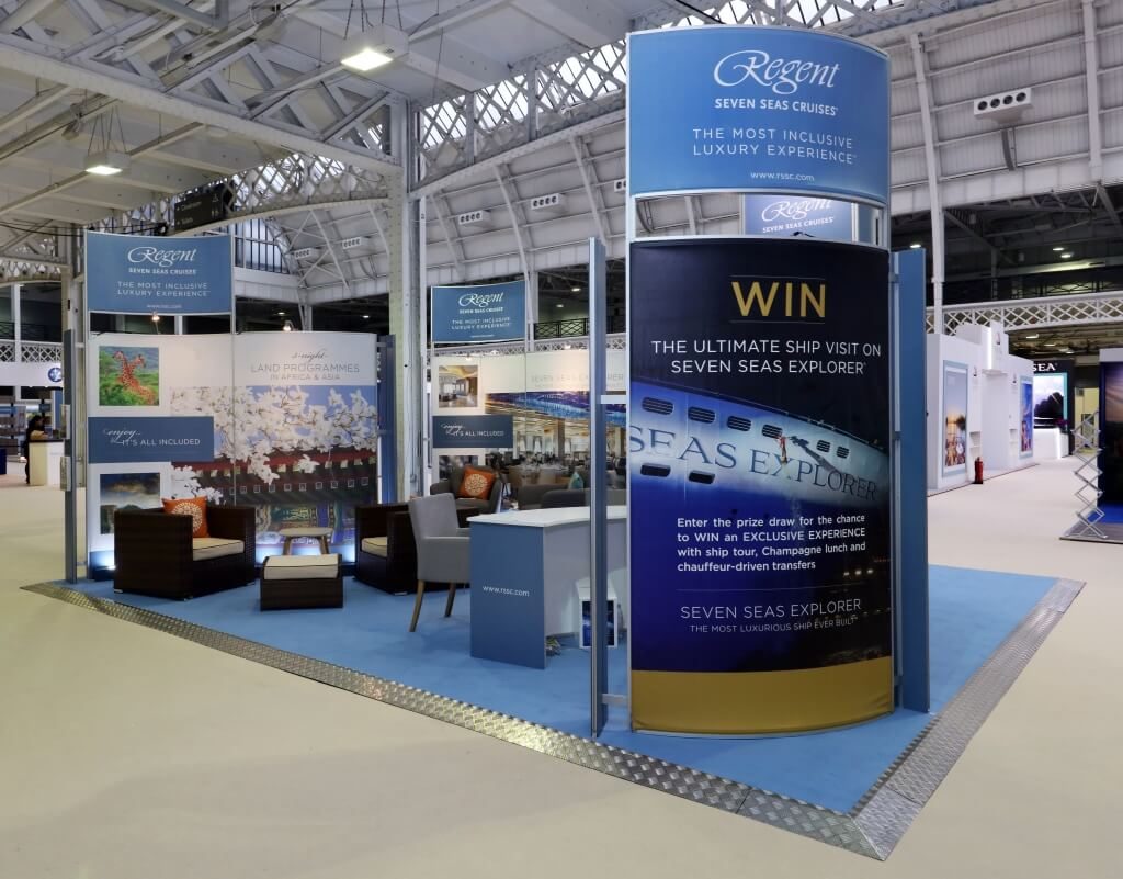 Cruise Show London exhibition stand - Regent Seven Seas Cruises - 2