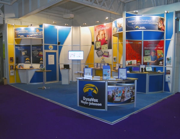 Dynavox exhibition stand at BETT