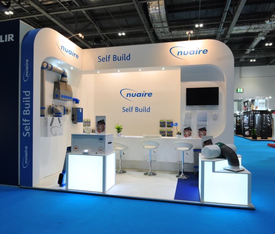 ecobuild exhibition stand - nuaire