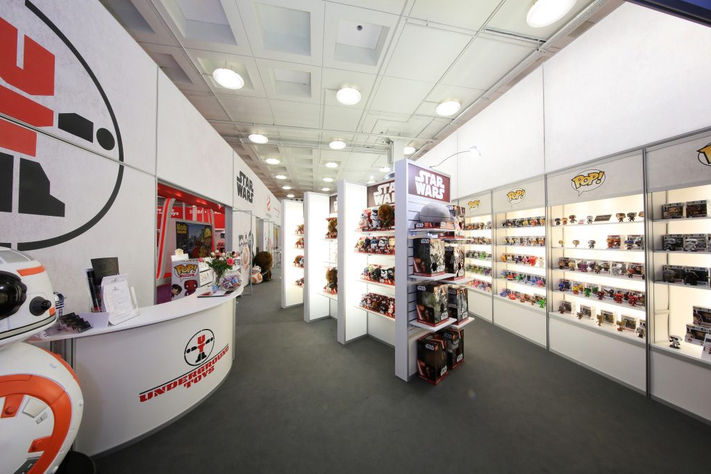 exhibition stand at the toy fair for underground toys - 2