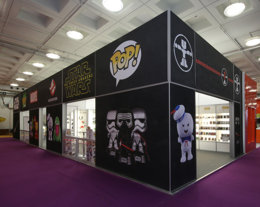 exhibition stand at the toy fair for underground toys 3