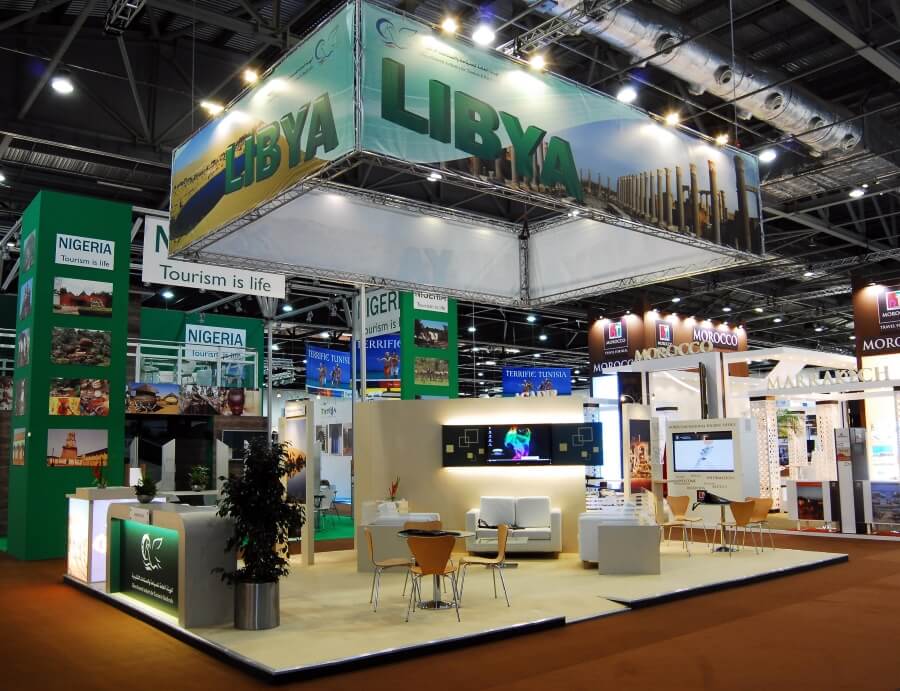 world travel market exhibition stand - libya waha expo 2