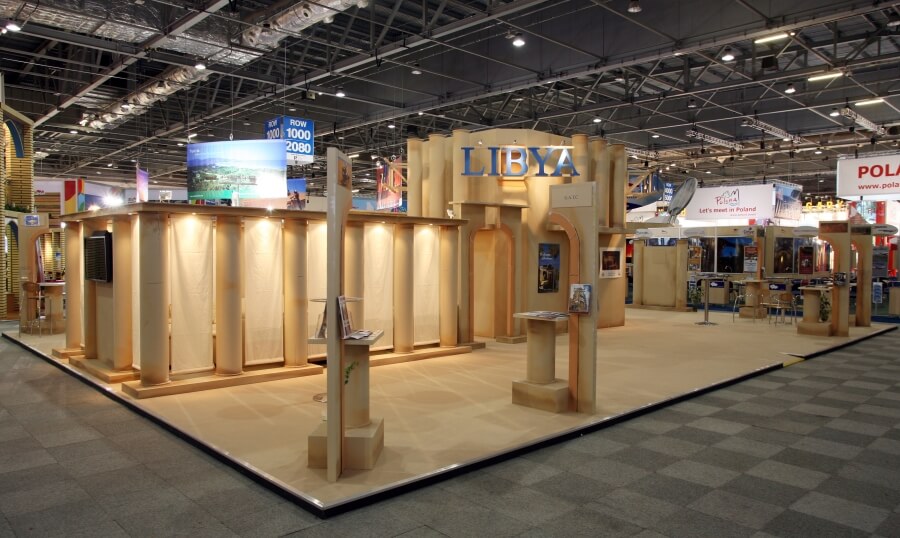 world travel market exhibition stand - libya waha expo 5