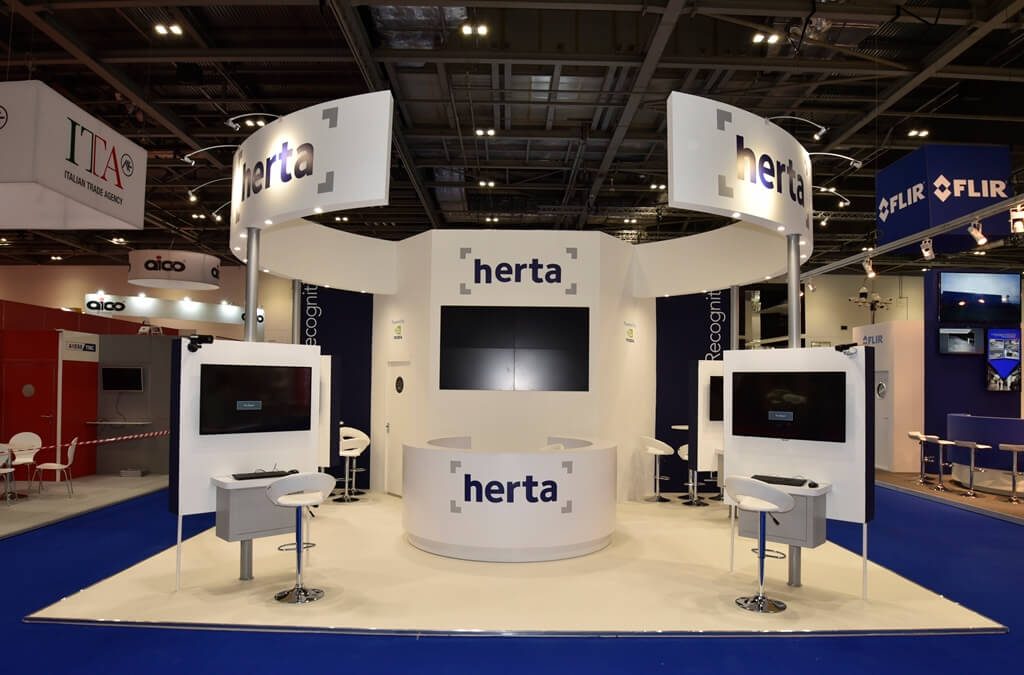IFSEC exhibition stand - Herta Security