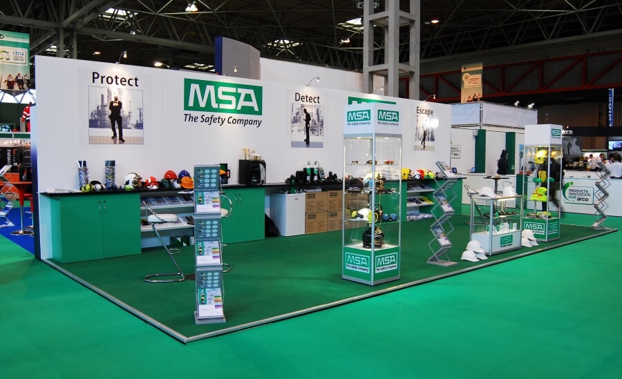 safety and health expo exhibition stand - msa