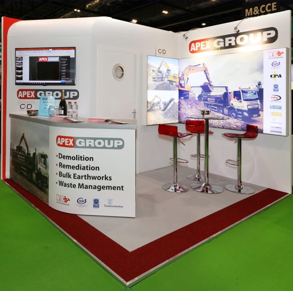 Contamination Expo exhibition stand - Apex Group