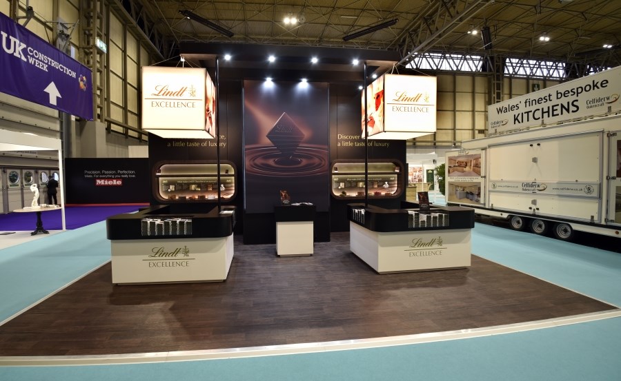 Grand Designs Live exhibition stand - Lindt
