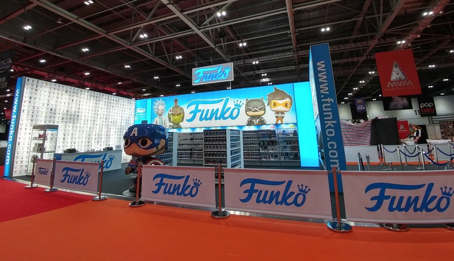 MCM London Comic Con exhibition stand - Funko