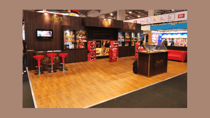 Lindt Exhibition Stand at Pro-Retail Lindt Exhibition Stand at Pro-Retail