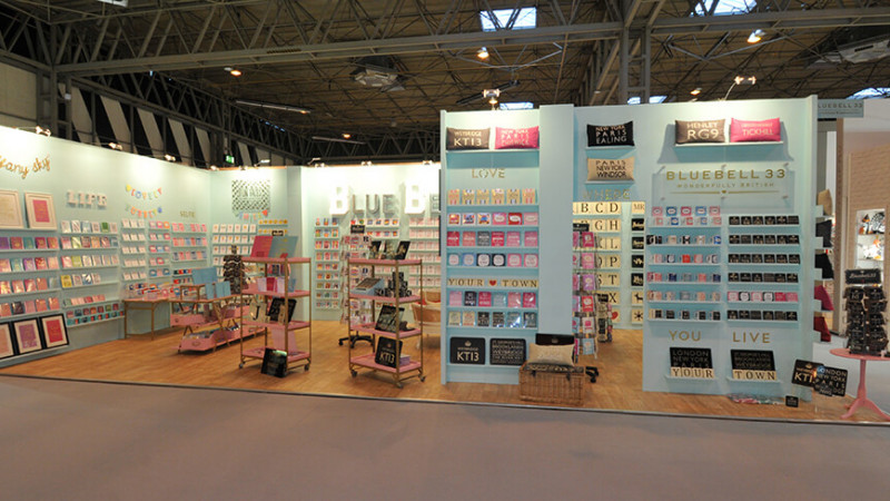 Bluebell 33 exhibition stand at Spring Fair