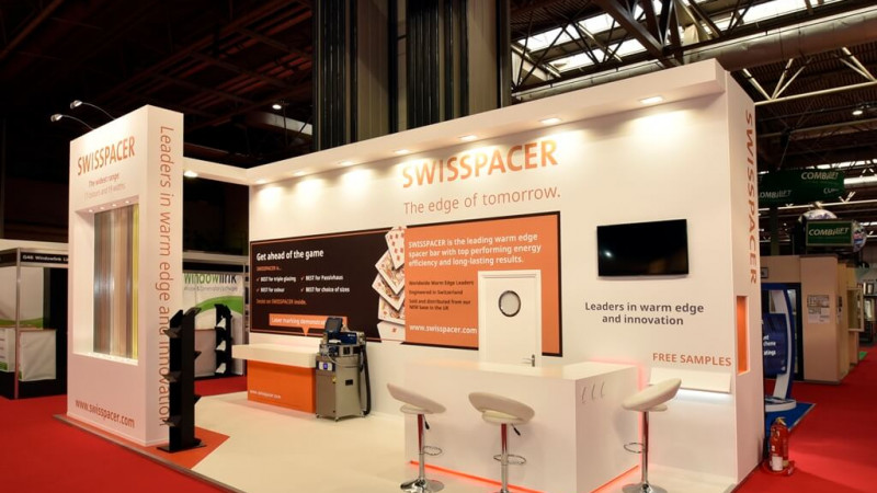 Exhibition stand at Fit Show - Swisspacer
