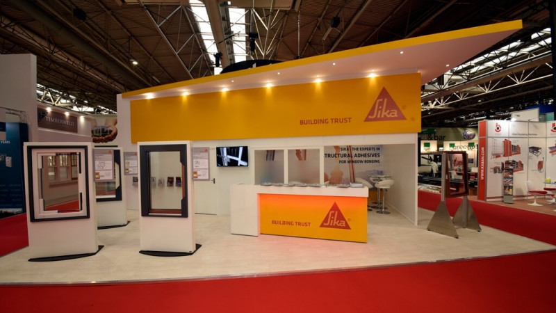 Exhibition stand at fit show - Sika Limited