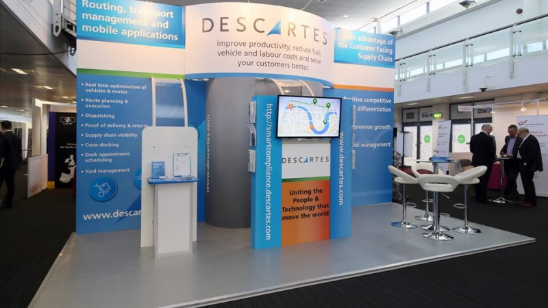 Exhibition stand for Descartes at MultiModal Exhibition stand for Descartes