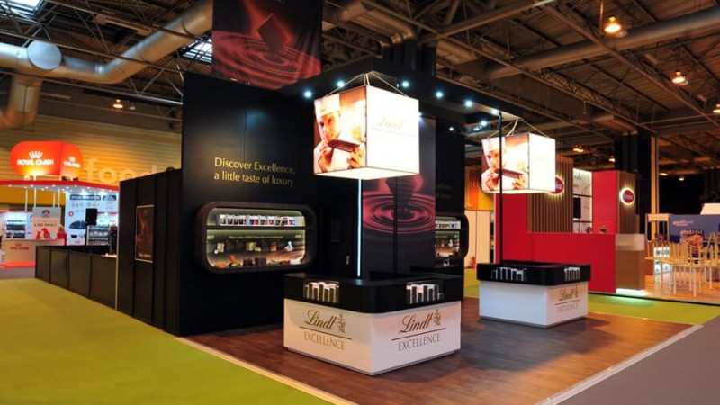 Exhibition stand for Lindt at BBC Good Food Show