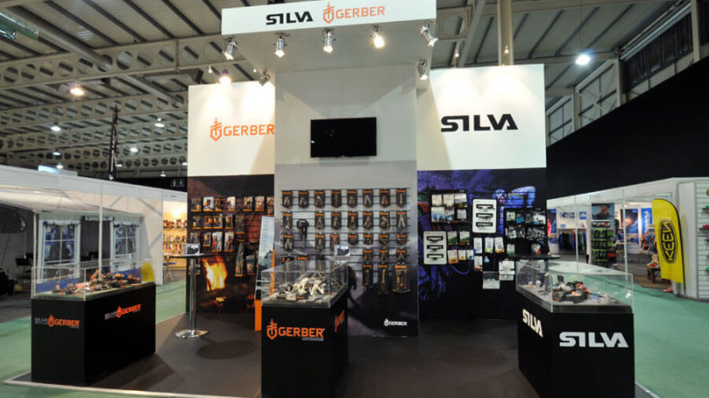 Exhibition stand for Silva at Outdoor Show Exhibition stand for Silva