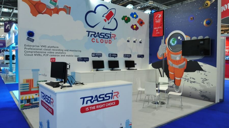 Exhibition stand for Trassir Cloud