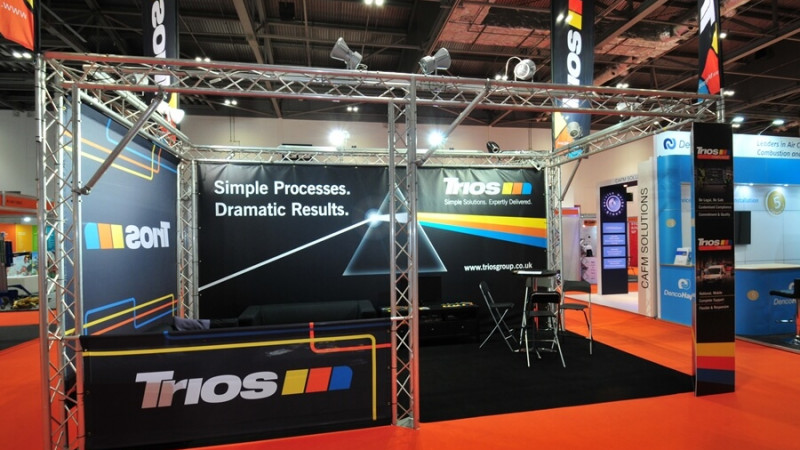 Exhibition stand for Trios at Facilities Show