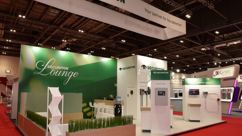 FIREX exhibition stand - Securiton