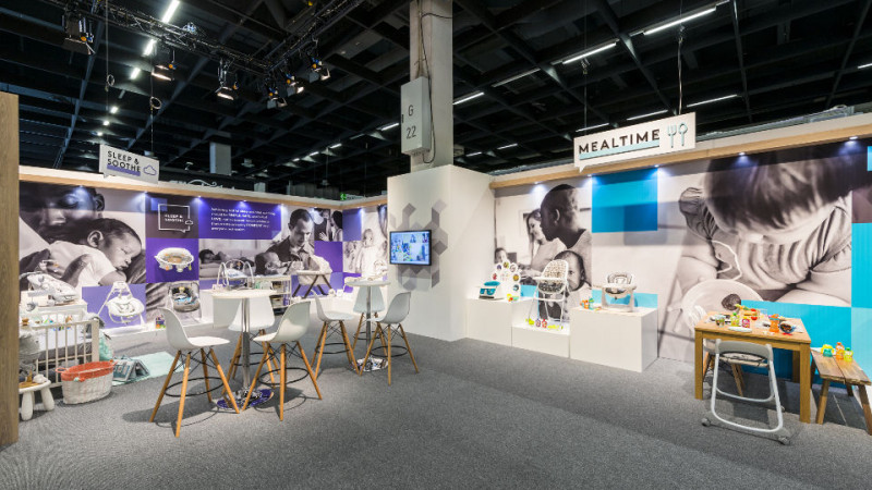 Kids II exhibition stand at Kind und Jugend - 4