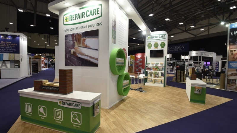 National Painting and Decorating Show exhibition stand - Repair Care