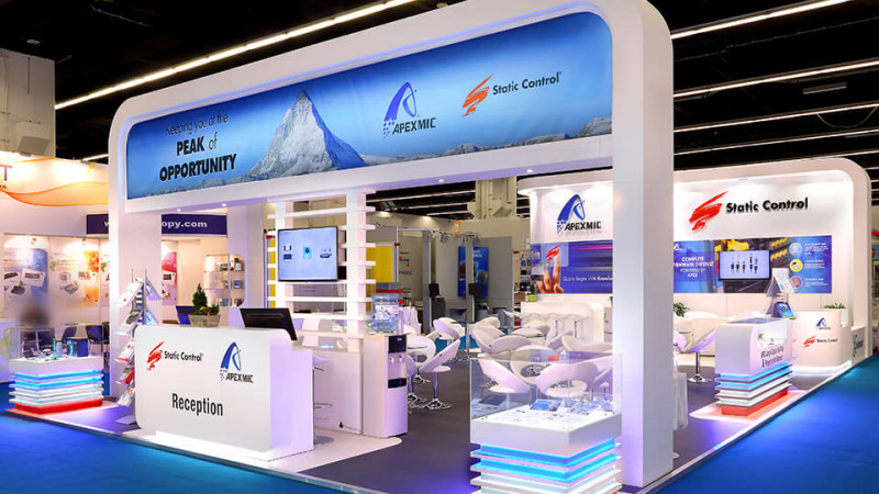 Exhibition stand for Static Control at Paperworld