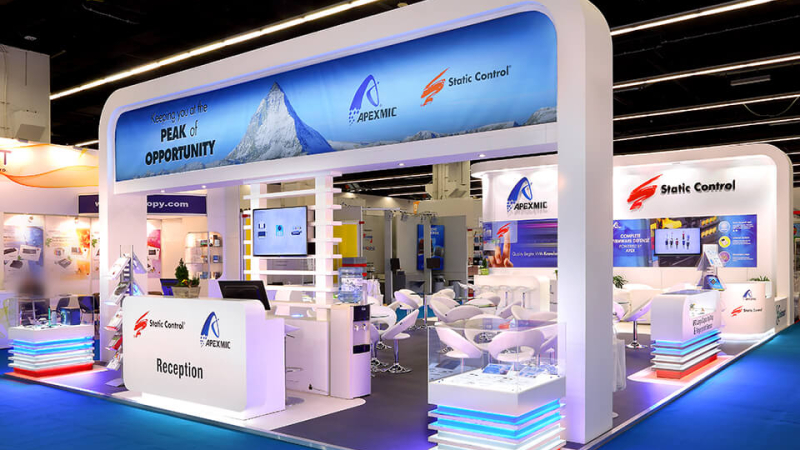 Exhibition stand for Static Control at Paperworld