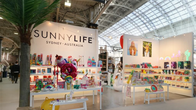 Sunnylife exhibition stand at Top Drawer