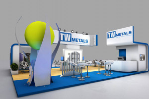 11 x 5 exhibition stand design for TW Metals