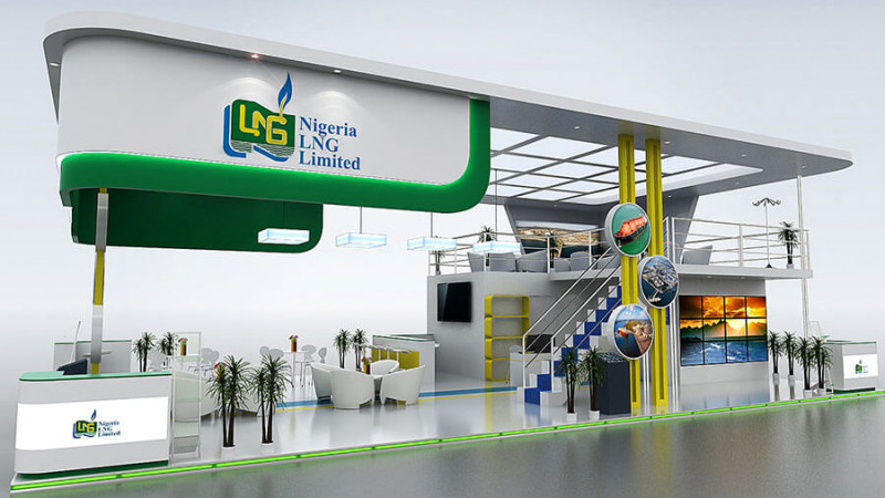 16 x 9 exhibition stand design for Nigeria LNG