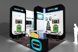 4 x 3 exhibition stand design for Inmobi