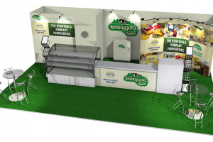 8 x 5 exhibition stand design for Kerrygold