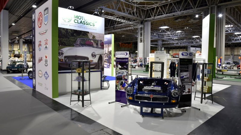 Classic Motor Show exhibition stand - British Heritage Museum
