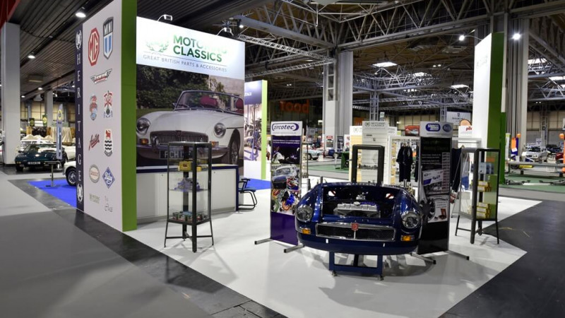 Classic Motor Show exhibition stand - British Heritage Museum