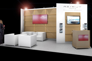 Exhibition stand design - Azimut Yachts
