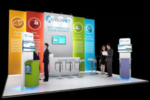 Exhibition stand design - Censornet
