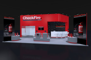 Exhibition stand design - CheckFire