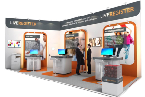 Exhibition stand design - Live Register