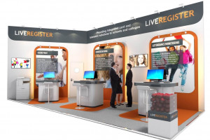 Exhibition stand design - Live Register