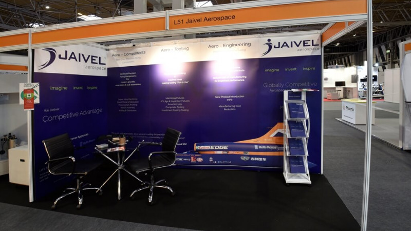 Advanced Engineering exhibition stand - Jaivel Aerospace